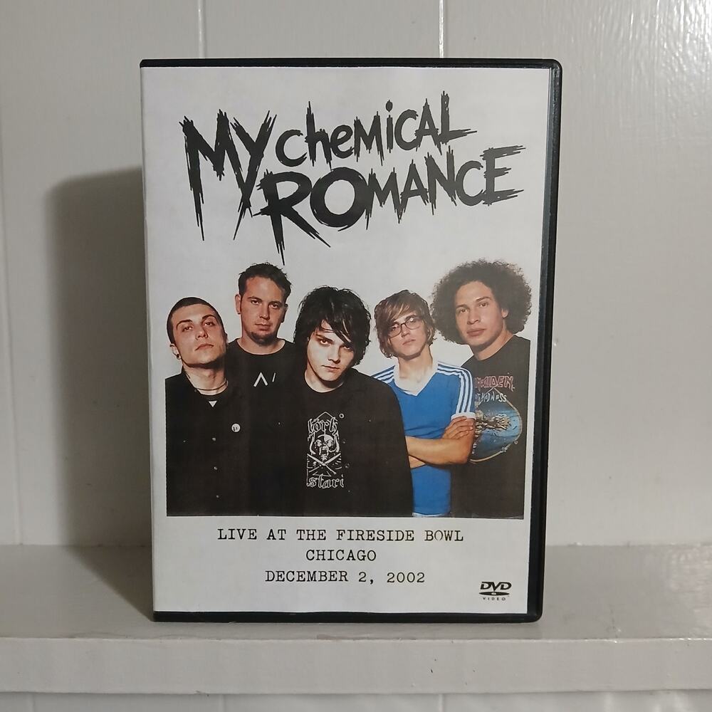 My Chemical Romance DVD Live Fireside Bowl Chicago 2002 Punk Emo Screamo Concert